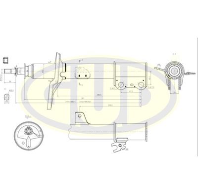 GSA334261 G.U.D. Амортизатор