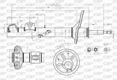 SAB821531 OPEN PARTS Амортизатор