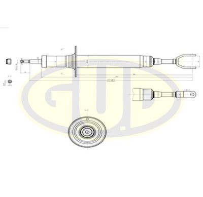 GSA341822 G.U.D. Амортизатор