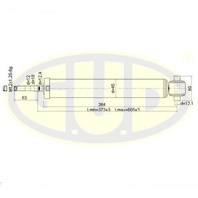 GSA344811 G.U.D. Амортизатор