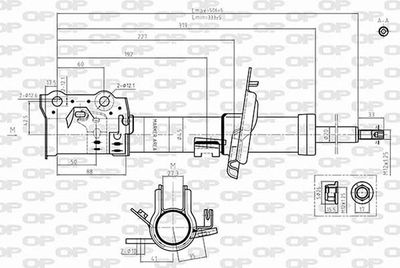 SAB862131 OPEN PARTS Амортизатор