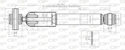 SAB813632 OPEN PARTS Амортизатор