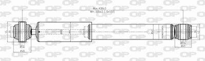 SAB829832 OPEN PARTS Амортизатор