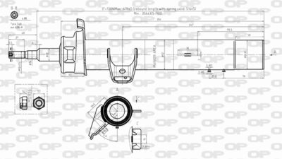 SAB829131 OPEN PARTS Амортизатор