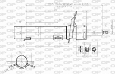 SAB834731 OPEN PARTS Амортизатор