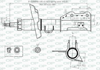 SAB851831 OPEN PARTS Амортизатор