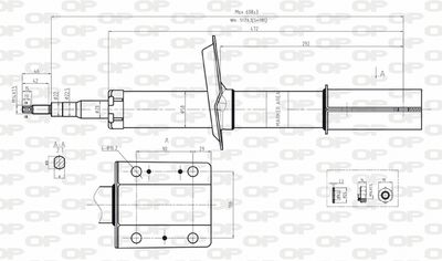 SAB806231 OPEN PARTS Амортизатор