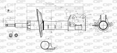 SAB839231 OPEN PARTS Амортизатор