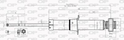 SAB822332 OPEN PARTS Амортизатор