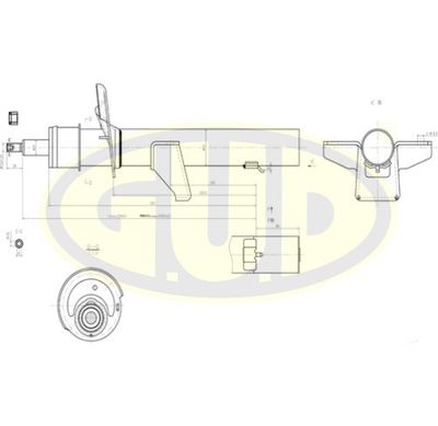 GSA339759 G.U.D. Амортизатор