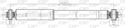 SAB802732 OPEN PARTS Амортизатор