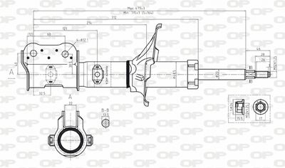 SAB809831 OPEN PARTS Амортизатор