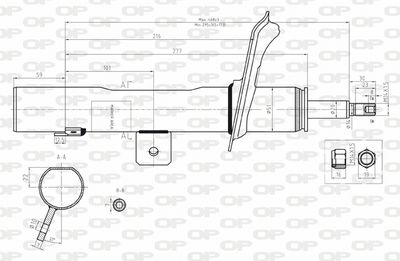 SAB818031 OPEN PARTS Амортизатор