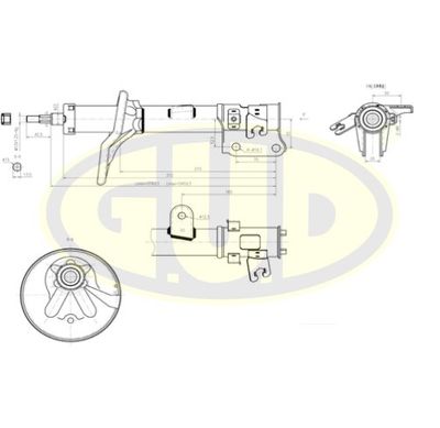 GSA339742 G.U.D. Амортизатор