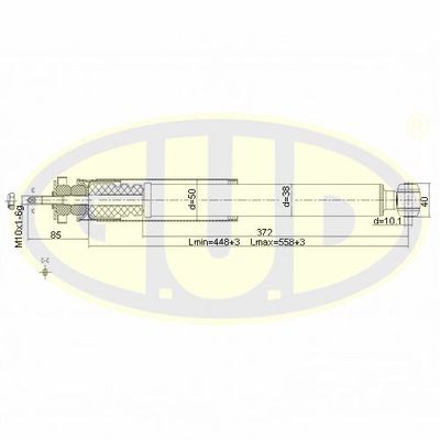 GSA553198 G.U.D. Амортизатор