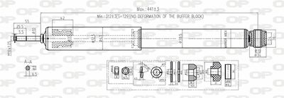 SAB810832 OPEN PARTS Амортизатор