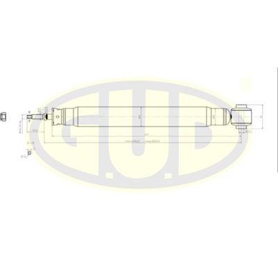 GSA344407 G.U.D. Амортизатор
