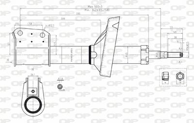 SAB818531 OPEN PARTS Амортизатор