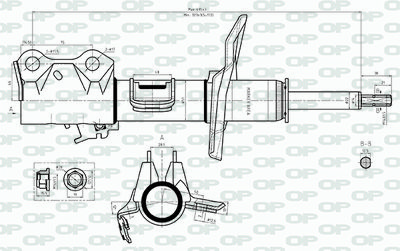 SAB855831 OPEN PARTS Амортизатор