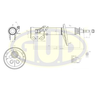 GSA333198 G.U.D. Амортизатор