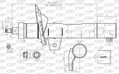 SAB858931 OPEN PARTS Амортизатор