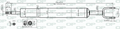 SAB852731 OPEN PARTS Амортизатор