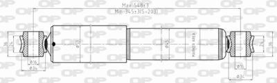 SAB842832 OPEN PARTS Амортизатор