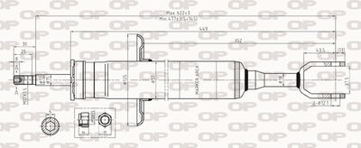 SAB825831 OPEN PARTS Амортизатор