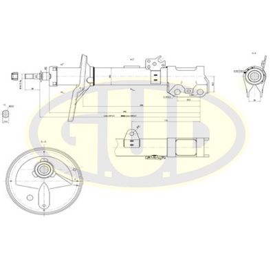 GSA335040 G.U.D. Амортизатор