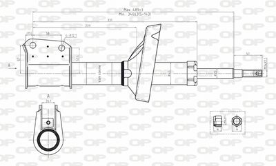 SAB807431 OPEN PARTS Амортизатор