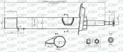 SAB843731 OPEN PARTS Амортизатор