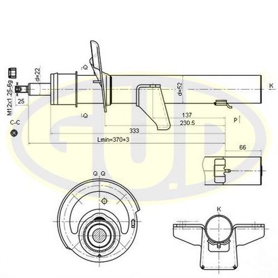 GSA335923 G.U.D. Амортизатор
