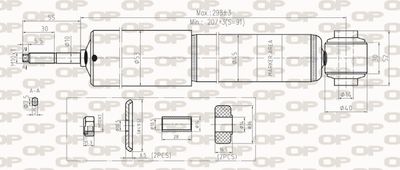 SAB827331 OPEN PARTS Амортизатор