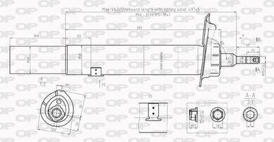 SAB820831 OPEN PARTS Амортизатор