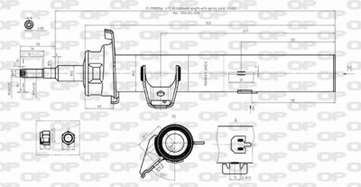 SAB839731 OPEN PARTS Амортизатор
