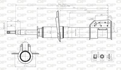 SAB814531 OPEN PARTS Амортизатор