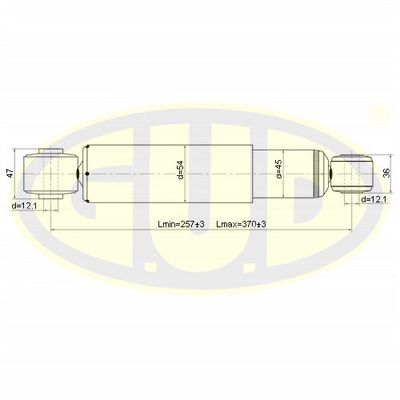 GSA554385 G.U.D. Амортизатор