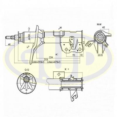 GSA334155 G.U.D. Амортизатор