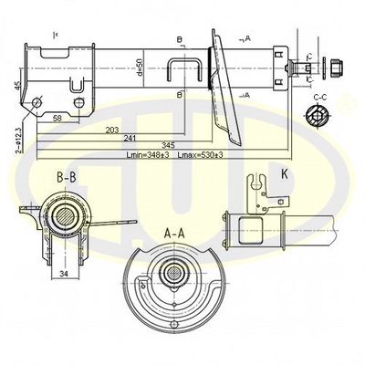 GSA339702 G.U.D. Амортизатор