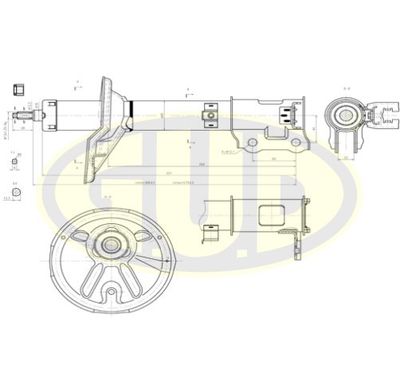 GSA332108 G.U.D. Амортизатор