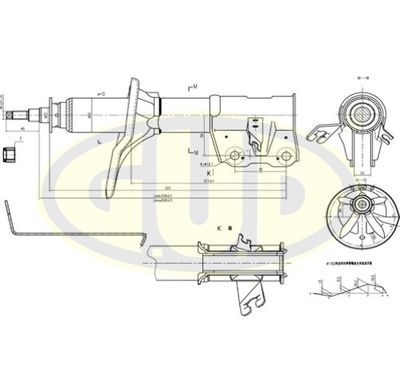 GSA334309 G.U.D. Амортизатор