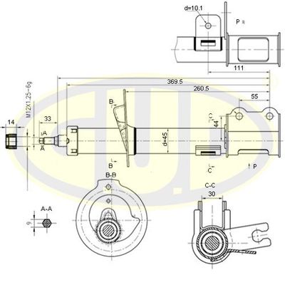 GSA333419 G.U.D. Амортизатор