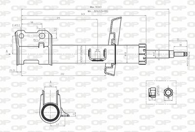 SAB812331 OPEN PARTS Амортизатор