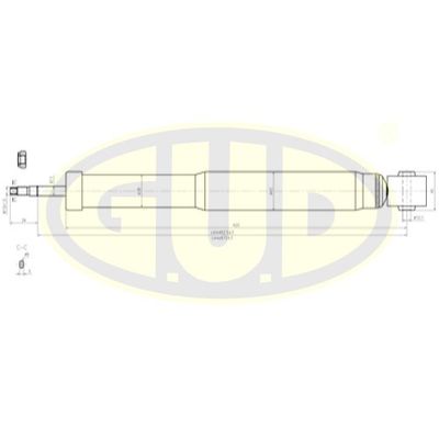 GSA343298 G.U.D. Амортизатор