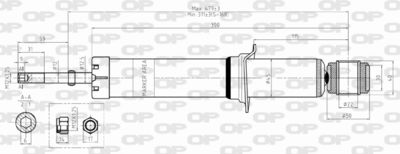 SAB833632 OPEN PARTS Амортизатор