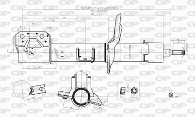SAB823831 OPEN PARTS Амортизатор