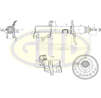 GSA339196 G.U.D. Амортизатор