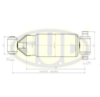 GSA341249 G.U.D. Амортизатор