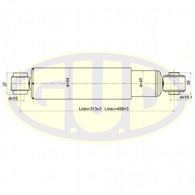 GSA777016 G.U.D. Амортизатор