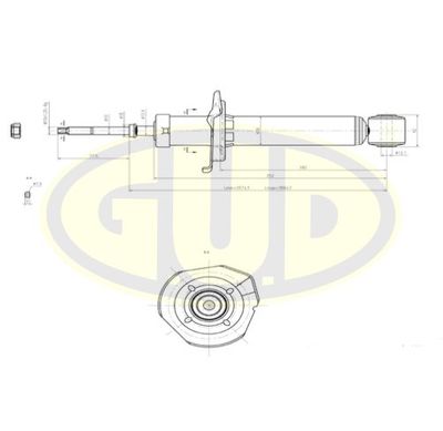 GSA341282 G.U.D. Амортизатор
